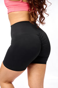 Scrunch Shorts Black